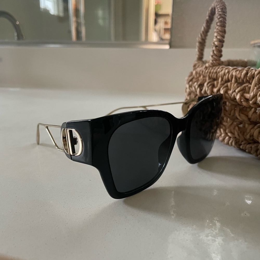 Christian Dior “butterfly” black sunglasses